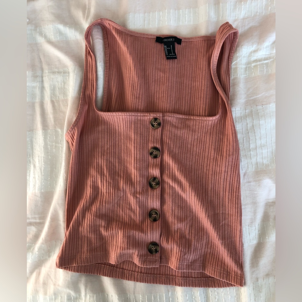 Pink crop top